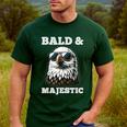 Bald & Majestic Sexy Bald Guy Dad Men's Casual T-Shirt Forest