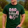 Ballerina Bday Dance Dad Of The Birthday Girl Ballet Dancer Men's Casual T-Shirt Forest