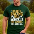 Barrel Racing Dad Horse Barrel Racer Men's Casual T-Shirt Forest