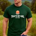 Basketball For Mom & Dad That's My Girl T-Shirt Men's Casual T-Shirt Forest