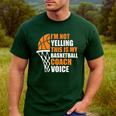 Basketball Not Yelling This Is My Basketball Coach Dad Men's Casual T-Shirt Forest