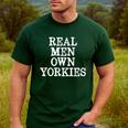 BDAZ Yorkie Dad Real Men Own Yorkies Terriers Dog Husband Small Men's Casual T-Shirt Forest BDAZ Yorkie Dad Real Men Own Yorkies Terriers Dog Husband Small Men's Casual T-Shirt Forest