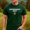 Bernedoodle Dad & Kids Tee Fathers Day T-Shirt Men's Casual T-Shirt Forest