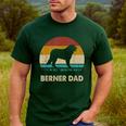 Berner Dad For Men Bernese Mountain Dog Vintage Dad Men's Casual T-Shirt Forest
