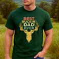 Best Buckin' Dad Ever Shirt Men Hunting Fathers Day Men's Casual T-Shirt Forest