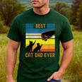 Best Cat Dad Ever Fist Bump For Fur Daddies Men Women Girls Kids Men's Casual T-Shirt Forest