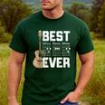 Best Dad Ever Guitarist Father D-A-D Chord Guitar Men's Casual T-Shirt Forest