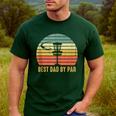 Best Dad By Par Disc Golf Father's Day Men's Casual T-Shirt Forest Best Dad By Par Disc Golf Father's Day Men's Casual T-Shirt Forest