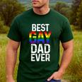 Best Gay Dad Ever LGBTQ Men's Casual T-Shirt Forest Best Gay Dad Ever LGBTQ Men's Casual T-Shirt Forest