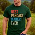 Best Pancake Maker Ever Baking For Baker Dad Or Mom Men's Casual T-Shirt Forest