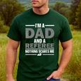 Best Referee For Men Dad Reffing Sports Ref Referee Men's Casual T-Shirt Forest