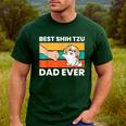 Best Shih Tzu Dad Ever Shih Tzu Men's Casual T-Shirt Forest