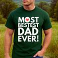 Most Bestest Dad Ever Great Fathers Day Men's Casual T-Shirt Forest