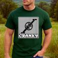 Bicycle DADS Old Guy WHO Ride Bikes BMX Mountain OR Road Men's Casual T-Shirt Forest