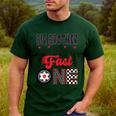 Big Brother Of The Fast One Car Racing Dad 1St Birthday Boy Men's Casual T-Shirt Forest