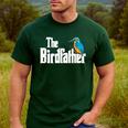 The Bird Father Bird Watching Meme Birder Dad Men's Casual T-Shirt Forest