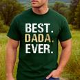Birthday Fathers Day Christmas For Dada Dada From Granddaughter Grandson Best Dada Men's Casual T-Shirt Forest