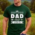 Blessed To Be Called Dad And Lolo Grandpa Men's Casual T-Shirt Forest Blessed To Be Called Dad And Lolo Grandpa Men's Casual T-Shirt Forest