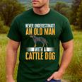 Blue Heeler Dad Australian Cattle Dog Men Men's Casual T-Shirt Forest Blue Heeler Dad Australian Cattle Dog Men Men's Casual T-Shirt Forest