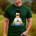 Bob's Burgers Gene Dad Portrait Men's Casual T-Shirt Forest