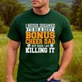 Bonus Cheer Dad Cheer Step Dad Men's Casual T-Shirt Forest
