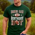 Bonus Dad Of The Birthday Boy Football Game Day Men's Casual T-Shirt Forest