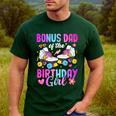 Bonus Dad Of The Birthday Girl Rolling Skate Bday Family Men's Casual T-Shirt Forest