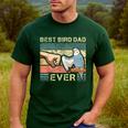 Budgie Dad Bird Lover Father Animal Enthusiast Bird Guy Men's Casual T-Shirt Forest