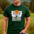 Bulldogs Basketball Shirt Basketball Mom Dad Players Tshirt Men's Casual T-Shirt Forest