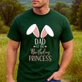 Bunny Dad Of The Birthday Princess Matching Family Men's Casual T-Shirt Forest