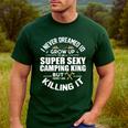 Camping Men Camper RV Camping Vacation Camping Dad Men's Casual T-Shirt Forest