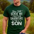 You Can't Scare Me I Have Four Daughters And A Son Dad Men's Casual T-Shirt Forest