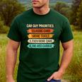 Car Guy Priorities Cars Garage Lover For Men Dad Men's Casual T-Shirt Forest