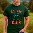 Cat Dad Club Life Is Better With Cats Retro Cat Dad Men's Casual T-Shirt Forest Cat Dad Club Life Is Better With Cats Retro Cat Dad Men's Casual T-Shirt Forest