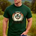 Cat Daddy Cool Ragdoll Cat Father's Day Retro Cat Dad Men's Casual T-Shirt Forest Cat Daddy Cool Ragdoll Cat Father's Day Retro Cat Dad Men's Casual T-Shirt Forest