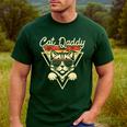 Cat Daddy Retro Sunglasses Cat Fur Dad Papa Vintage Cat Dad Men's Casual T-Shirt Forest Cat Daddy Retro Sunglasses Cat Fur Dad Papa Vintage Cat Dad Men's Casual T-Shirt Forest