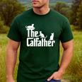 The CatFather Cat Dad T Shirt Cat Lover For Men Premium Tri-Blend Men's Casual T-Shirt Forest The CatFather Cat Dad T Shirt Cat Lover For Men Premium Tri-Blend Men's Casual T-Shirt Forest