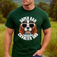 Cavalier King Charles Spaniel Dad Father’s Day Men's Casual T-Shirt Forest