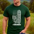 Cheer Dad Bodyguard Family Father Cheerleader Squad Men's Casual T-Shirt Forest