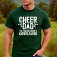 Cheer Dad The Cheerleader's Cheerleader Dad Cheer Father Men's Casual T-Shirt Forest