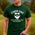 Cheer Dad Cheerleading Bearded Definition Men's Casual T-Shirt Forest