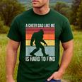 Cheer Dad Cheerleading Bigfoot Men's Casual T-Shirt Forest Cheer Dad Cheerleading Bigfoot Men's Casual T-Shirt Forest
