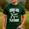 Cheer Dad Playbook Men's Casual T-Shirt Forest