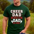 Cheer Dad Like A Regular Dad But Broke Cheerleader Dad Men's Casual T-Shirt Forest Cheer Dad Like A Regular Dad But Broke Cheerleader Dad Men's Casual T-Shirt Forest