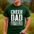 Cheer Dad Shirt Men Fathers Day Cheer Dad Men's Casual T-Shirt Forest
