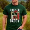 Chicken Daddy a Fun For Every Rooster In The Basket Men's Casual T-Shirt Forest