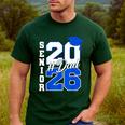 Class Of 2026 Dad Proud Dad Of A 2026 Senior Graduate Men's Casual T-Shirt Forest