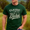 Classic Grandpa Saying Car Lover Men Dad Papa Grandpa Men's Casual T-Shirt Forest