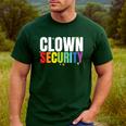 Clown Security Halloween Dad Mom Costume Men's Casual T-Shirt Forest