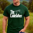 The Code Father Computer Coder Dad Programmer Men's Casual T-Shirt Forest